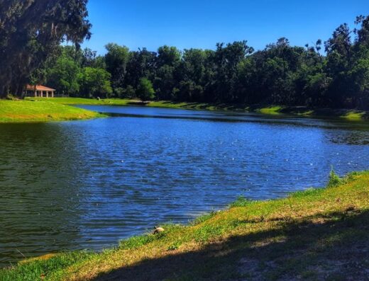 Riviera Oaks Dog Park, located at 980 Alabama Ave, Holly Hill, FL 32117, United States